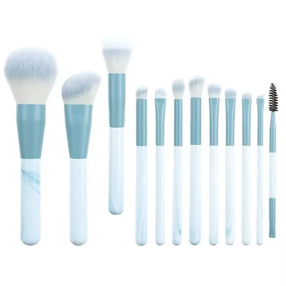 13 Piece Makeup Brush Set with Storage Pouch