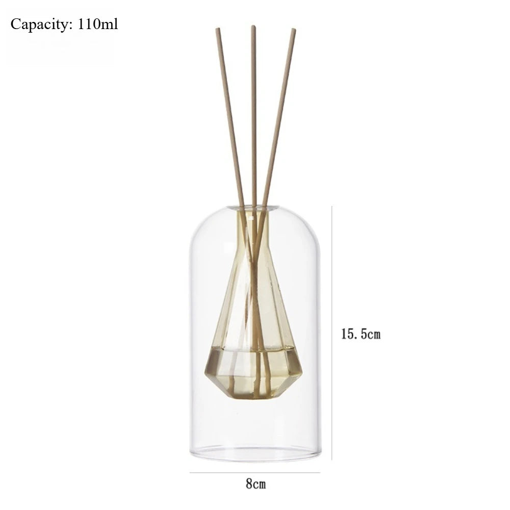 Elegant Glass Reed Diffuser Bottle - Modern Home Decor