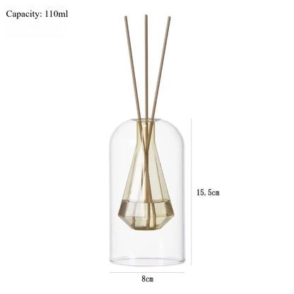 Elegant Glass Reed Diffuser Bottle - Modern Home Decor