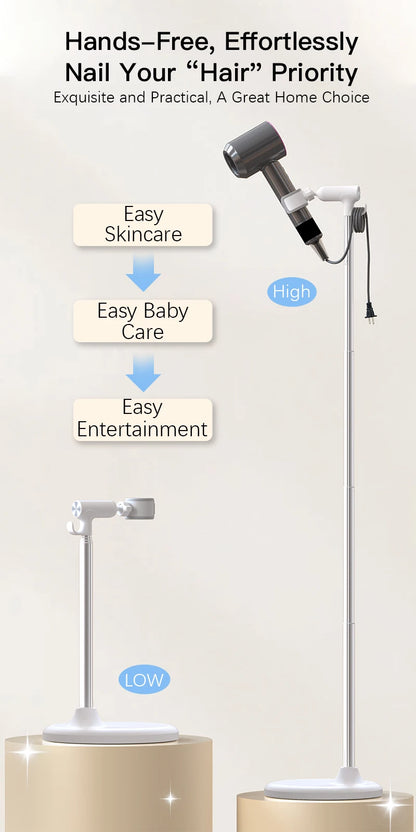 Adjustable Hands-Free Hair Dryer Stand