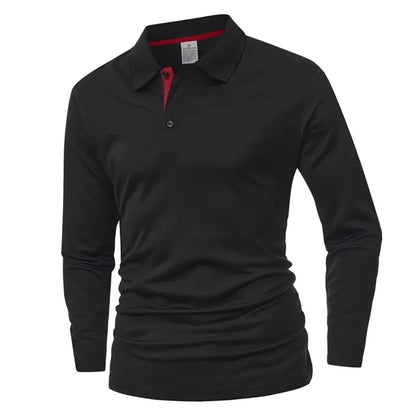 Men's Long Sleeve Polo Shirt
